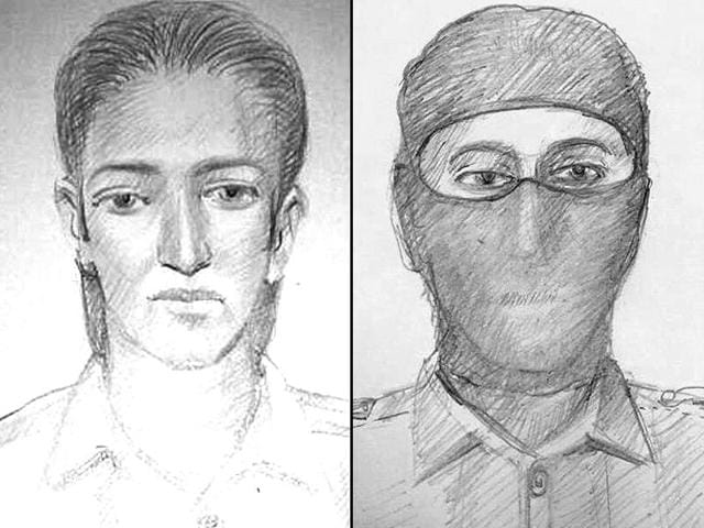 The police released the sketches based on the description of the children who had allegedly spotted them. (HT Photo) The police released the sketches based on the description of the children who had allegedly spotted them. (HT Photo)