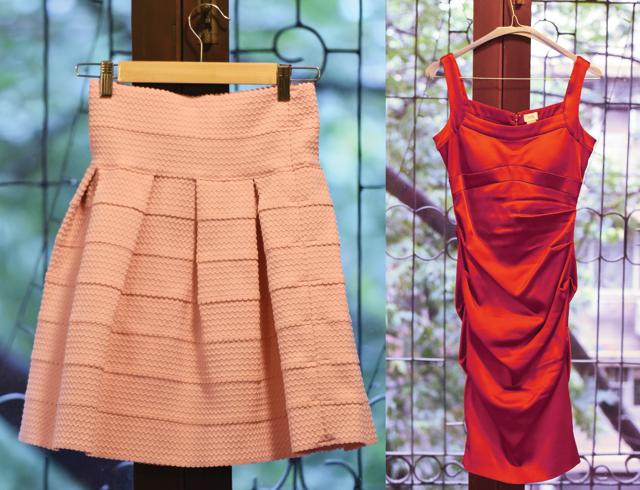 H&M skirt and Cache dress (Vidya Subramanian/Hindustan Times)
