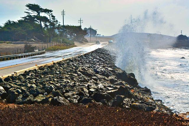 In some places, the cliff-hugging Highway 1 comes too close to the Pacific Ocean (Saubhadra Chatterji)