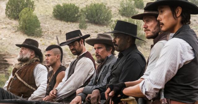 The Magnificent Seven, assembled together for the first time.