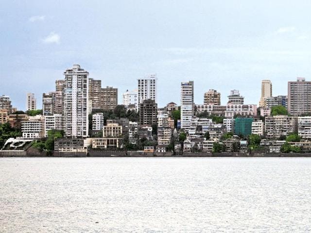 Navi Mumbai - 21st October 2010 - Aerial of mangroves near Kharghar - Photo by Sudipta Banerjee(Hindustan Times)