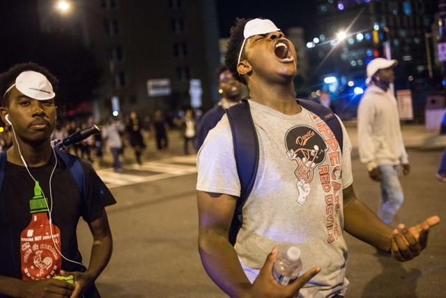 A demonstrator shouts at a protest. (AFP) A demonstrator shouts at a protest. (AFP)
