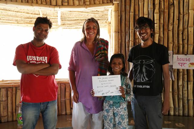 For some of the children, the park has also given them a confidence they didn’t know they could have. Reinhard (centre) has begun to give ‘her girls’ pivotal roles in the park and adjoining recreational space. (Vicky Roy)