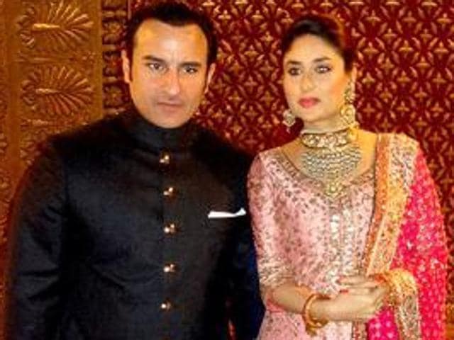 Kareena Kapoor Khan with husband Saif Ali Khan. (HT Photo) Kareena Kapoor Khan with husband Saif Ali Khan. (HT Photo)