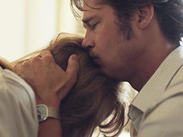 Angelina Jolie and Brad Pitt in a still from their film By the Sea, about a couple making a final attempt to save their troubled marriage. Angelina Jolie and Brad Pitt in a still from their film By the Sea, about a couple making a final attempt to save their troubled marriage.