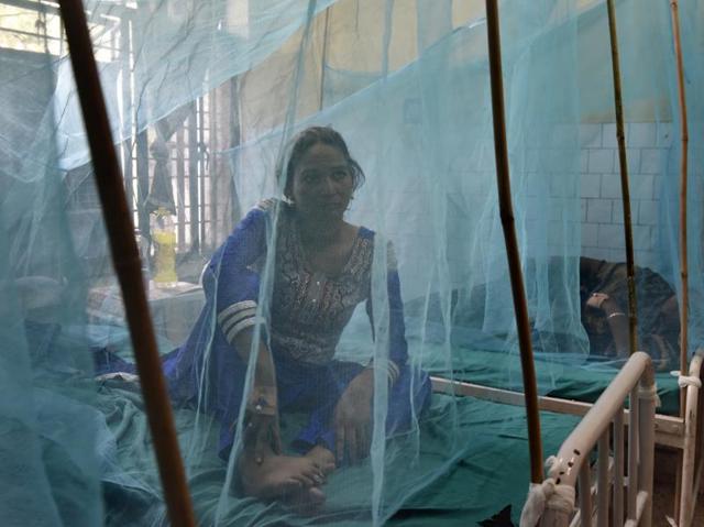 The dengue and chikungunya ward at Aruna Asaf Ali Hospital in New Delhi, on September 21, 2016. The disease has claimed several lives, and infected scores in the national capital. (Saumya Khandelwal/HT PHOTO) The dengue and chikungunya ward at Aruna Asaf Ali Hospital in New Delhi, on September 21, 2016. The disease has claimed several lives, and infected scores in the national capital. (Saumya Khandelwal/HT PHOTO)