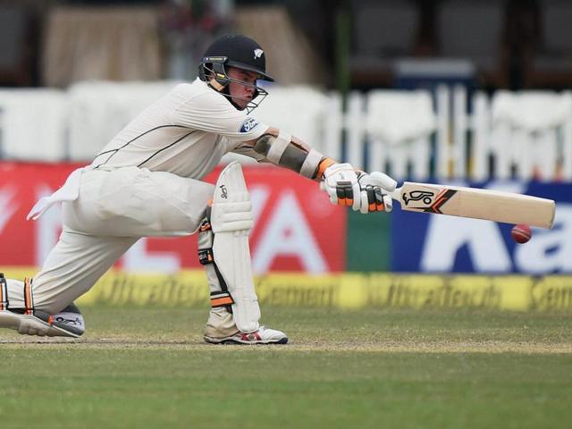 New Zealand picked three specialist spinners in their squad and their top order frequently played sweep shots on Friday to negate the Indian tweakers. (PTI) New Zealand picked three specialist spinners in their squad and their top order frequently played sweep shots on Friday to negate the Indian tweakers. (PTI)