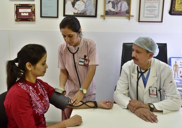 ‘Heart disease and stroke are the two biggest killers of women with diabetes,’ says Dr Ravi R Kasliwal, chairman, clinical and preventive cardiology, Medanta. (Sanjeev Verma/HT Photo)