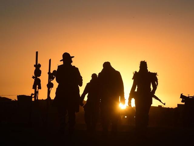 This is the seventh year for the Wastelands Weekend, which was first held in 2010.  (AFP) 