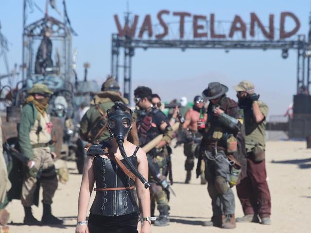 Every settlement, no matter how iniquitous, needs its moral compass, of course, and Wasteland City is no different. (AFP) 