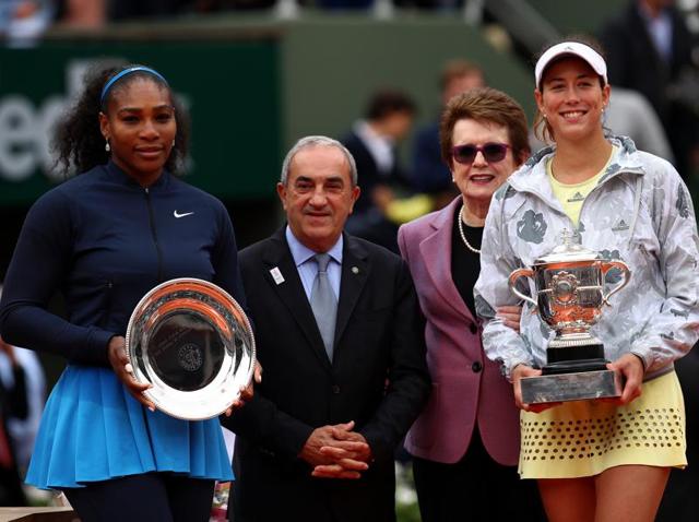 Garbine beat Serena to win this year’s French Open, her first Grand Slam title.(Getty Images) Garbine beat Serena to win this year’s French Open, her first Grand Slam title.(Getty Images)