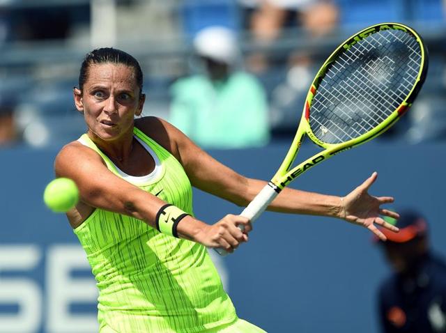 Roberta Vinci downed Olympic gold medallist Monica Puig in the first round of the Wuhan Open on Sunday.(AFP) Roberta Vinci downed Olympic gold medallist Monica Puig in the first round of the Wuhan Open on Sunday.(AFP)