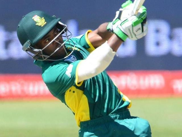 Bavuma hit 113 in a total of 354 for five after South Africa were sent in to bat.(Twitter) Bavuma hit 113 in a total of 354 for five after South Africa were sent in to bat.(Twitter)