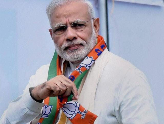 Prime Minister Narendra Modi during the public rally at the BJP National council meeting at Kozhikode.(PTI Photo) Prime Minister Narendra Modi during the public rally at the BJP National council meeting at Kozhikode.(PTI Photo)