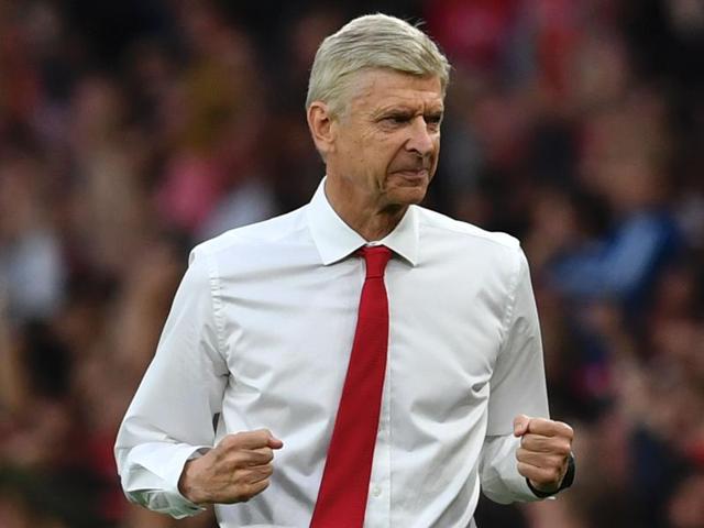 Wenger’s side have looked physically intimidated by Chelsea in the past but they were in the driving seat from the start of Saturday’s encounter.(AFP)