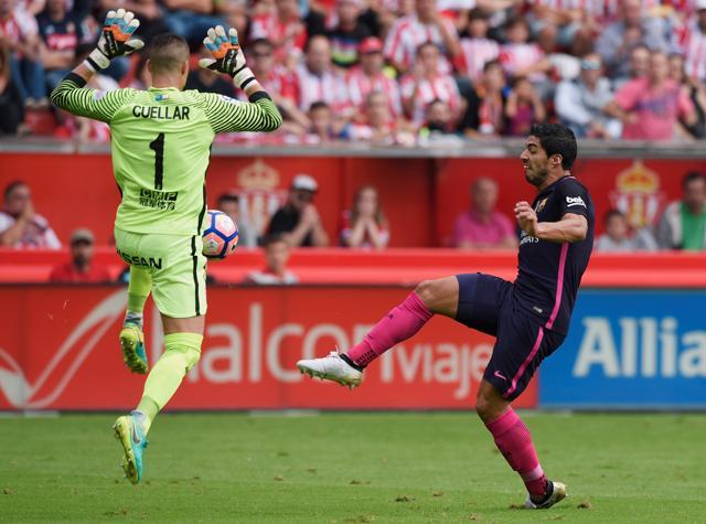 Suarez’s goal turned things around for Barcelona. (REUTERS) Suarez’s goal turned things around for Barcelona. (REUTERS)
