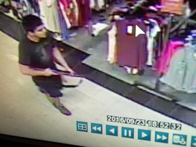 Surveillance video provided by the Washington State Patrol shows the suspect in a shooting rampage at the Cascade Mall in Burlington, Washington.(AP Photo) Surveillance video provided by the Washington State Patrol shows the suspect in a shooting rampage at the Cascade Mall in Burlington, Washington.(AP Photo)