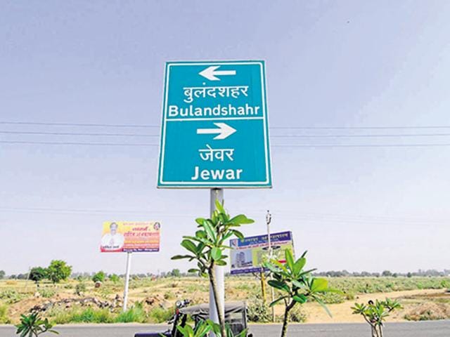 Jewar airport is expected to boost the realty sector along the Yamuna expressway. (Burhaan Kinu/HT Representative Photo) Jewar airport is expected to boost the realty sector along the Yamuna expressway. (Burhaan Kinu/HT Representative Photo)