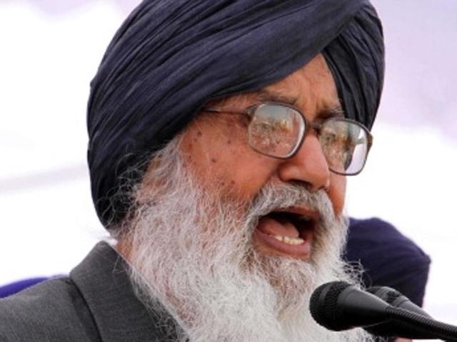 CM Parkash Singh Badal.(HT File Photo)