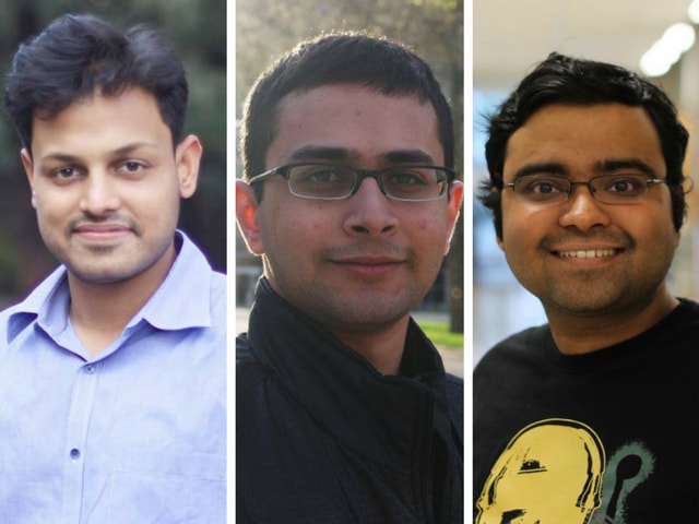 (From left) Jhonny Jha, Saptarshi Bandyopadhyay and Shashank Tamaskar (HT Photo) (From left) Jhonny Jha, Saptarshi Bandyopadhyay and Shashank Tamaskar (HT Photo)