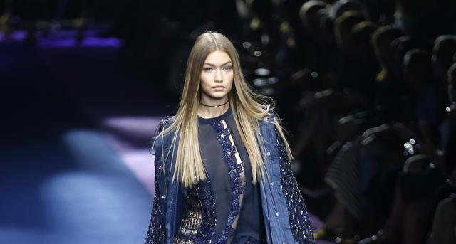 Gigi Hadid is known for her straight hair. (AP) Gigi Hadid is known for her straight hair. (AP)