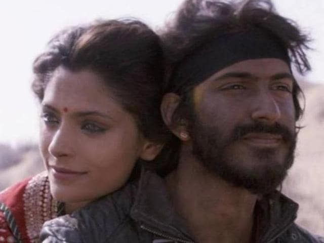 Harshvardhan Kapoor with co-star, Saiyami Kher in their debut film, Mirzya.