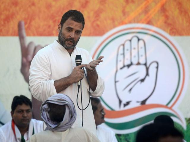 Congress vice-president Rahul Gandhi began the second leg of his Deoria to Delhi Kisan Yatra on Monday.(AFP File Photo) Congress vice-president Rahul Gandhi began the second leg of his Deoria to Delhi Kisan Yatra on Monday.(AFP File Photo)