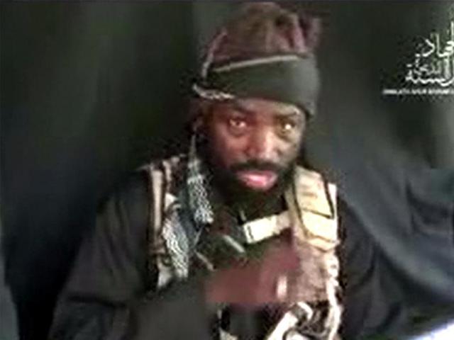 This screen grab image shows Boko Haram leader Abubakar Shekau making a statement at an undisclosed location.(AFP File Photo)
