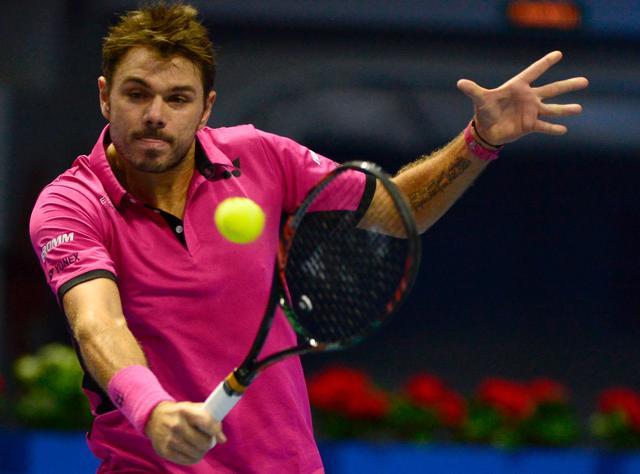 Wawrinka’s streak of winning his last 11 ATP finals was broken. (AFP) Wawrinka’s streak of winning his last 11 ATP finals was broken. (AFP)