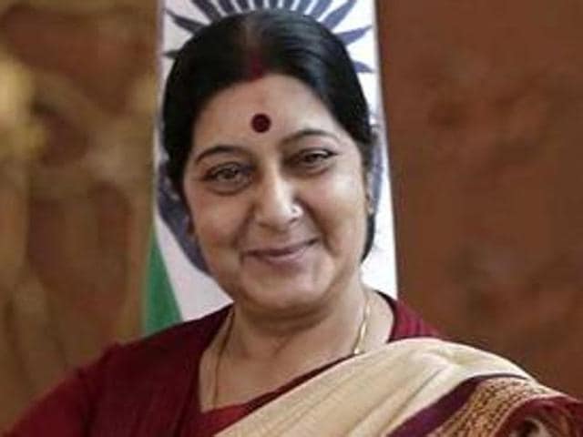 External affairs minister Sushma Swaraj lead India's delegation at the 71st UNGA in New York on Saturday.(PTI)