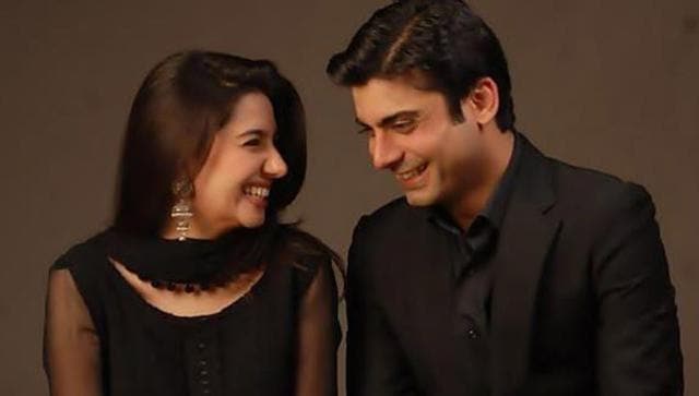 Fawad and Mahira in a TV show. Fawad and Mahira in a TV show.