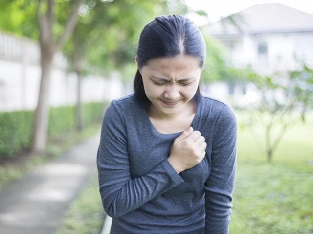 Watch out for any unusual breathing difficulties or shortness of breath.(Shutterstock)