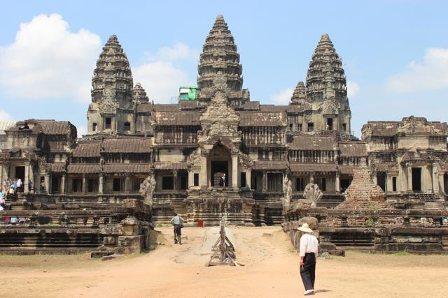 Angkor Wat is one of the top tourist attractions in Cambodia. (Wikipedia)