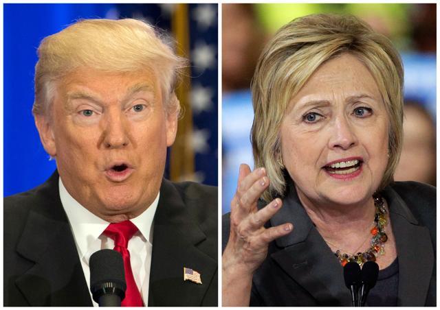 Combination image of US presidential candidates Donald Trump and Hillary Clinton. (AP File Photo) Combination image of US presidential candidates Donald Trump and Hillary Clinton. (AP File Photo)