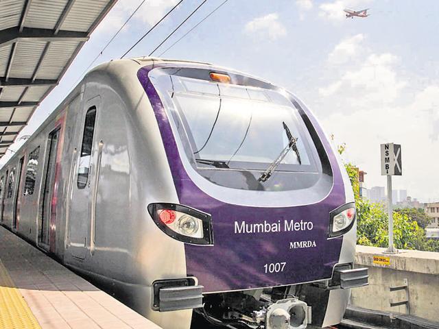 The 172-km-long ?Metro network is one of the most important cornerstones of chief minister Devendra Fadnavis’s government, which is likely to be highlighted ahead of the crucial 2017 civic polls(Pic for representation/ HT photo)