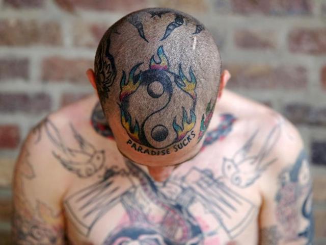 Tattoo Artist George Bone Works On Editorial Stock Photo - Stock Image |  Shutterstock Editorial