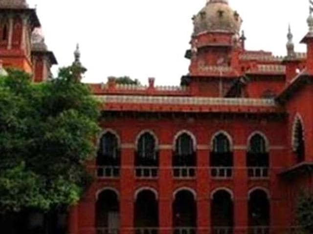 A file photo of the Madras high court. (PTI) A file photo of the Madras high court. (PTI)