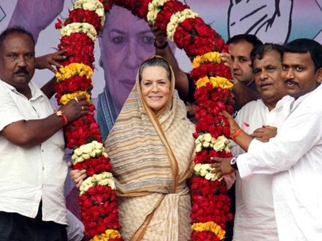 Congress president Sonia Gandhi during an election rally in Balasore, Odisha.(Arabinda Mahapatra/HT File Photo) Congress president Sonia Gandhi during an election rally in Balasore, Odisha.(Arabinda Mahapatra/HT File Photo)