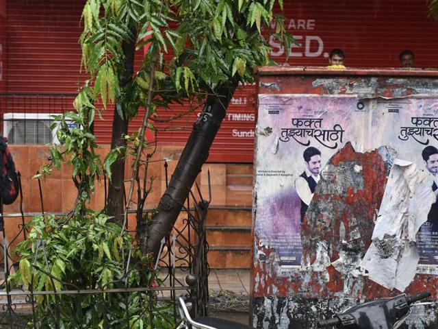 While the BMC blames unprecedented rainfall that the city has received as a reason for the large number of tree falls, environmentalists have, for a long time, demanded a study to understand the reason behind such a huge number of incidents.(HT)