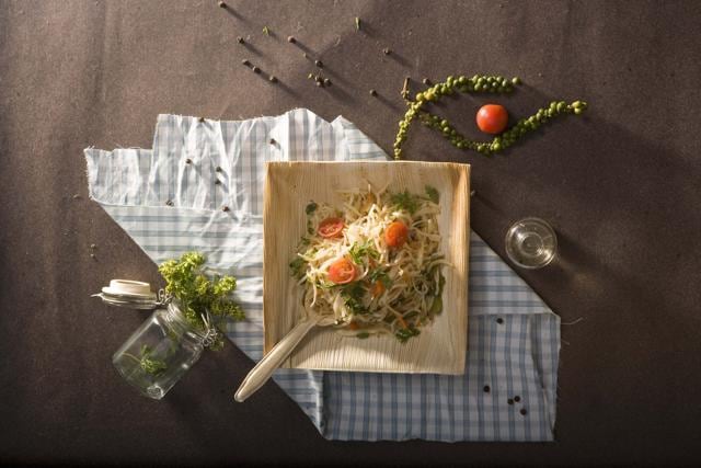 Palm leaf cutlery by Anahata (Photo: Anahata) Palm leaf cutlery by Anahata (Photo: Anahata)