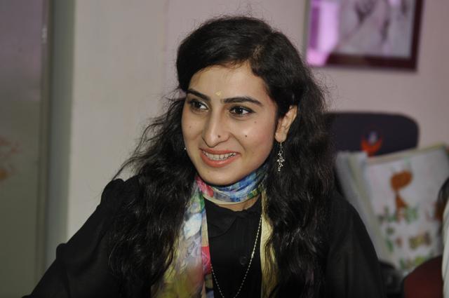 ‘People of India and Pakistan want peace and togetherness, not war and bitterness,’ said Tayyiba Munir, 25, a student of M.Phil at Lahore’s Punjab University. (Keshav Singh/ HT Photo) ‘People of India and Pakistan want peace and togetherness, not war and bitterness,’ said Tayyiba Munir, 25, a student of M.Phil at Lahore’s Punjab University. (Keshav Singh/ HT Photo)