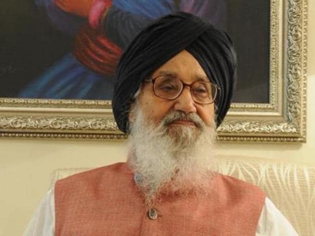 Punjab chief minister Parkash Singh Badal(HT File Photo)
