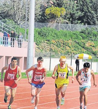 Arjuna awardee Ramkaran from Khalsa College in action Arjuna awardee Ramkaran from Khalsa College in action
