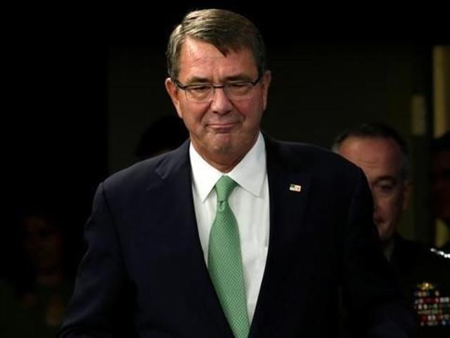 US defense secretary Ash Carter listens as defence minister Manohar Parrikar speaks during their joint news conference at the Pentagon.(AP File Photo) US defense secretary Ash Carter listens as defence minister Manohar Parrikar speaks during their joint news conference at the Pentagon.(AP File Photo)