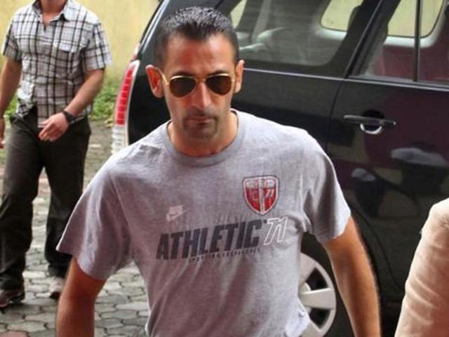 Italian marine Massimiliano Latorre arrive to report before the police commissioner in Kochi. (AP file photo) Italian marine Massimiliano Latorre arrive to report before the police commissioner in Kochi. (AP file photo)