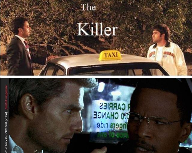The Killer was a copy of Collateral which starred Tom Cruise and Jamie Foxx.