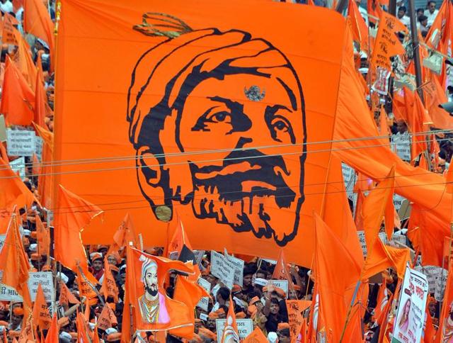 According to organisers, around 2,500 volunteers will ensure that the march is held in a disciplined planner. The Maratha march is coming on the backdrop of Pawar family’s aggressive stand against BJP and chief minister Devendra Fadnavis.(Hindustan Times)