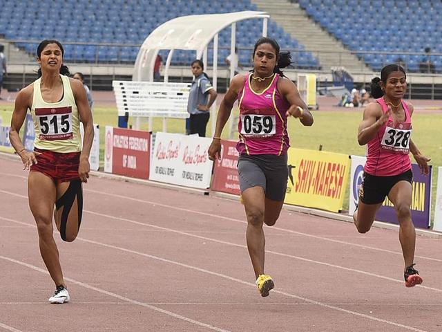 The top two sprinters from Odisha, Srabani Nanda and Dutee Chand, have decided to take a break after the long season.(Hindustan Times) The top two sprinters from Odisha, Srabani Nanda and Dutee Chand, have decided to take a break after the long season.(Hindustan Times)