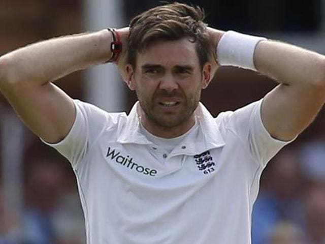 Anderson had also sustained a stress fracture during the home series against Sri Lanka in June.(AFP) Anderson had also sustained a stress fracture during the home series against Sri Lanka in June.(AFP)