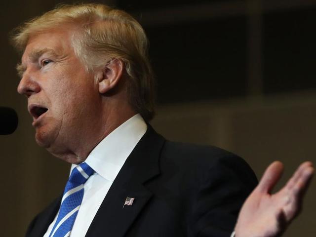 Trump, a billionaire who steadfastly refuses to release his tax returns -- a four-decade tradition among candidates for the White House -- raised eyebrows with an odd remark during Monday’s debate with Hillary Clinton.(AFP) Trump, a billionaire who steadfastly refuses to release his tax returns -- a four-decade tradition among candidates for the White House -- raised eyebrows with an odd remark during Monday’s debate with Hillary Clinton.(AFP)
